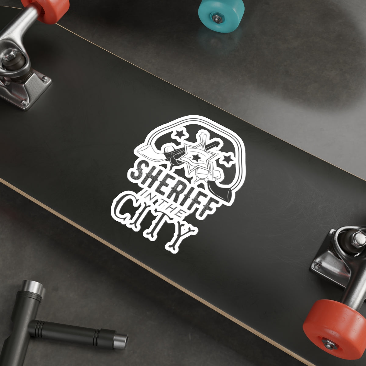 Die-cut stickers - Sheriff in the City
