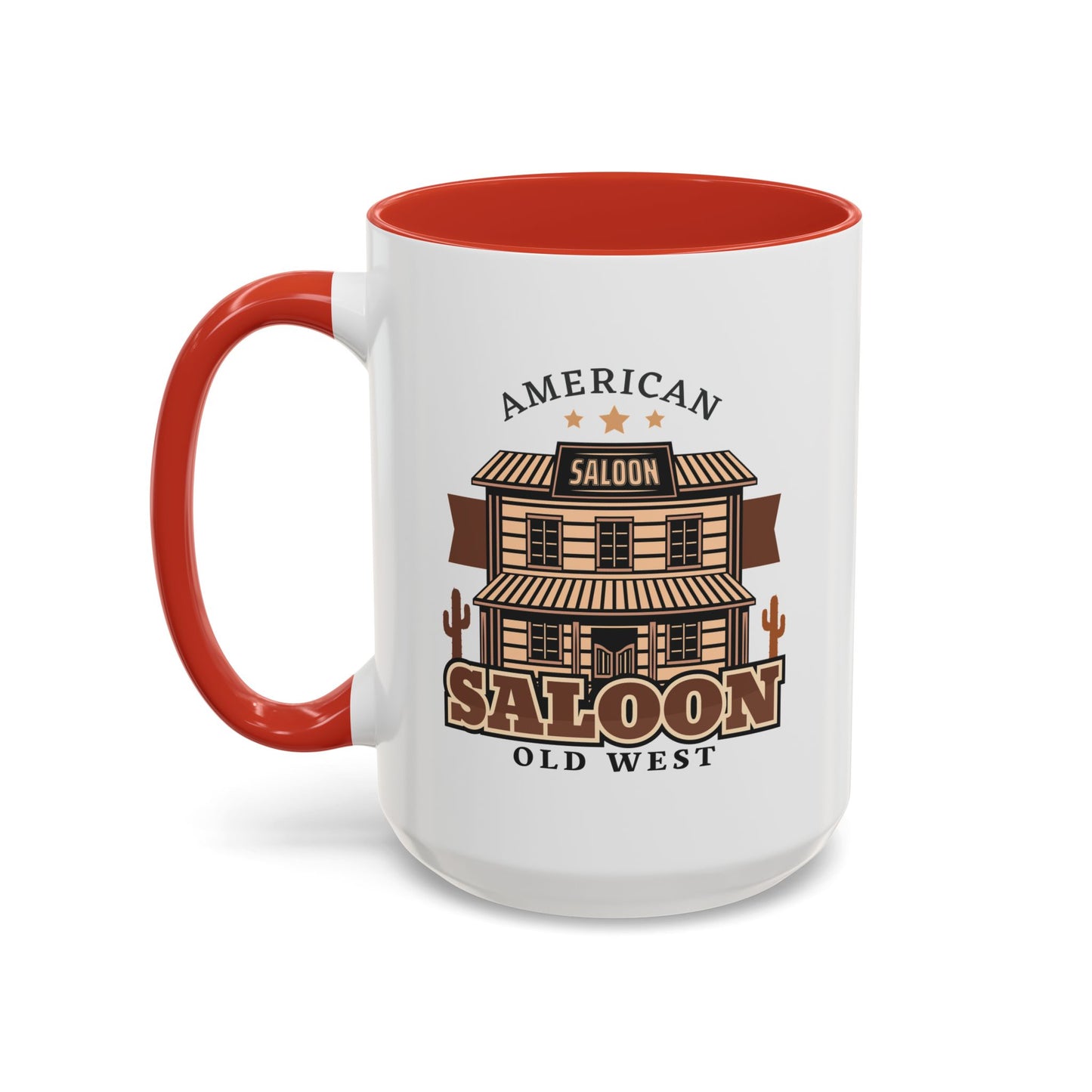 Accent Coffee Mug (11, 15oz) - American Cowboy - Saloon - Wild West