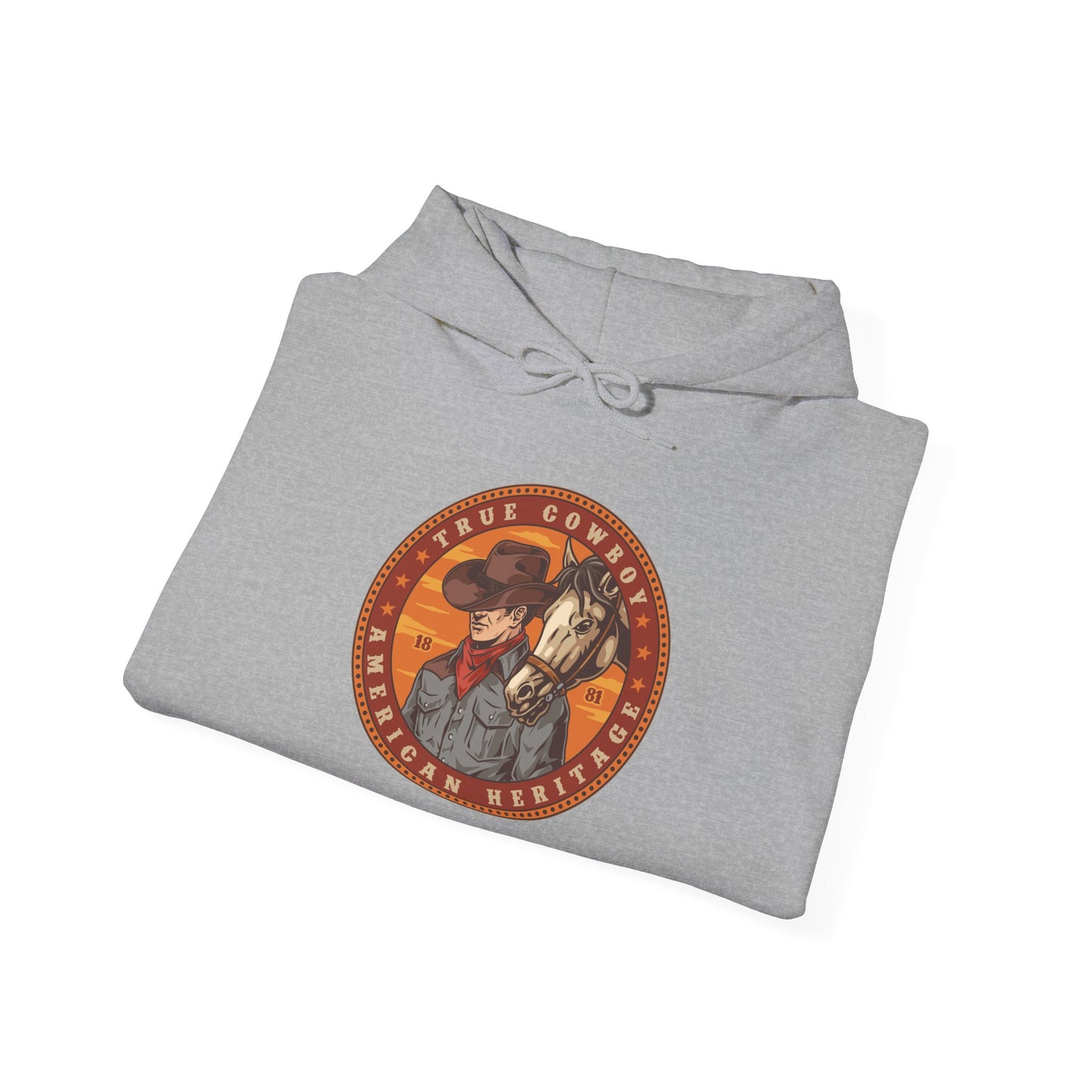 Unisex Hoodie - True Cowboy - American Heritage