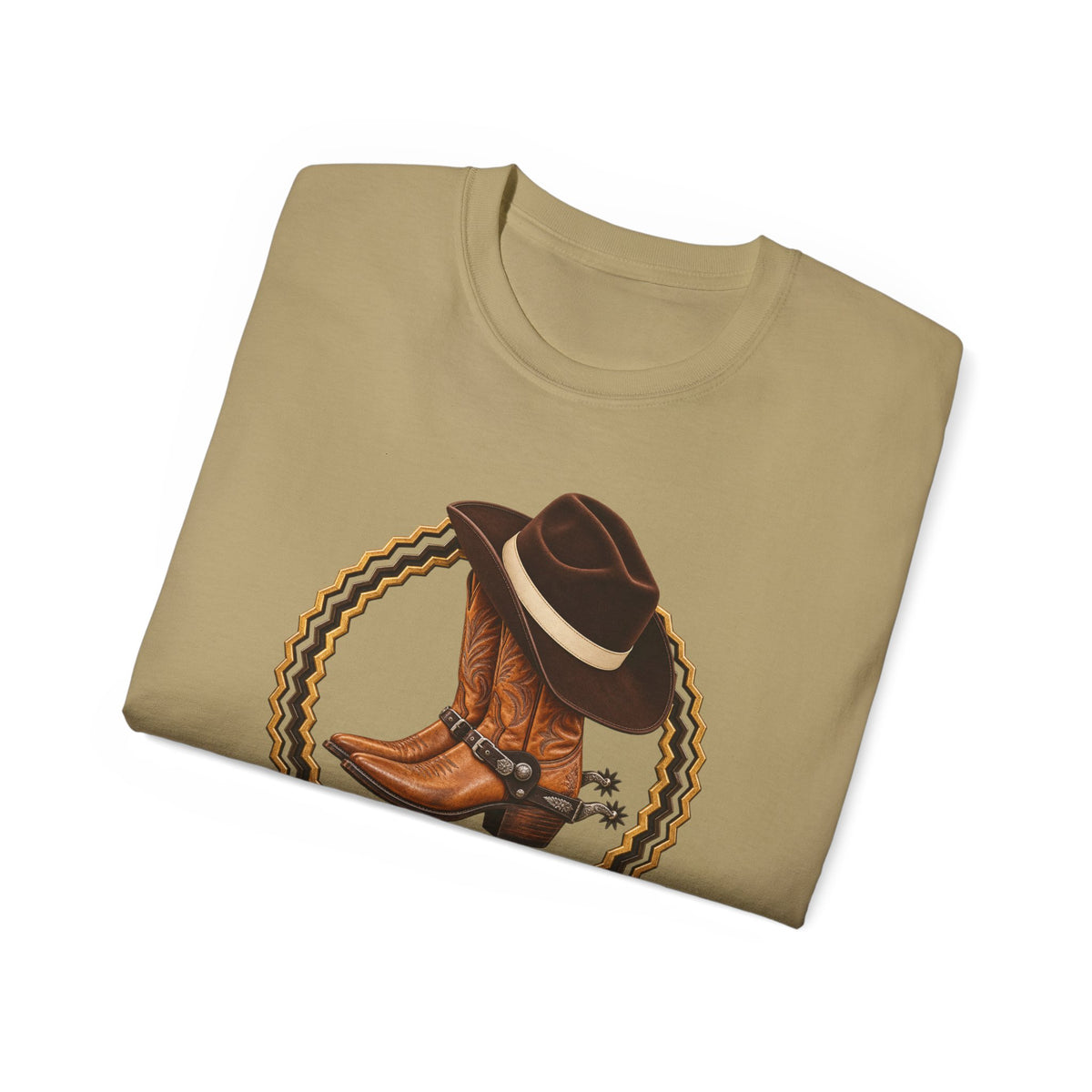Unisex Ultra Cotton Tee - Cowboys - Cowboy Club - Color - 3D Transparent