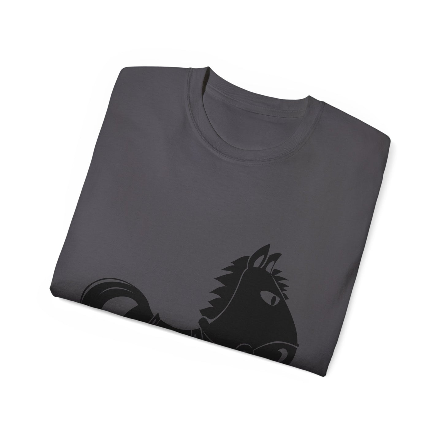 Unisex Ultra Cotton Tee - Kids Rocking Horse X 300