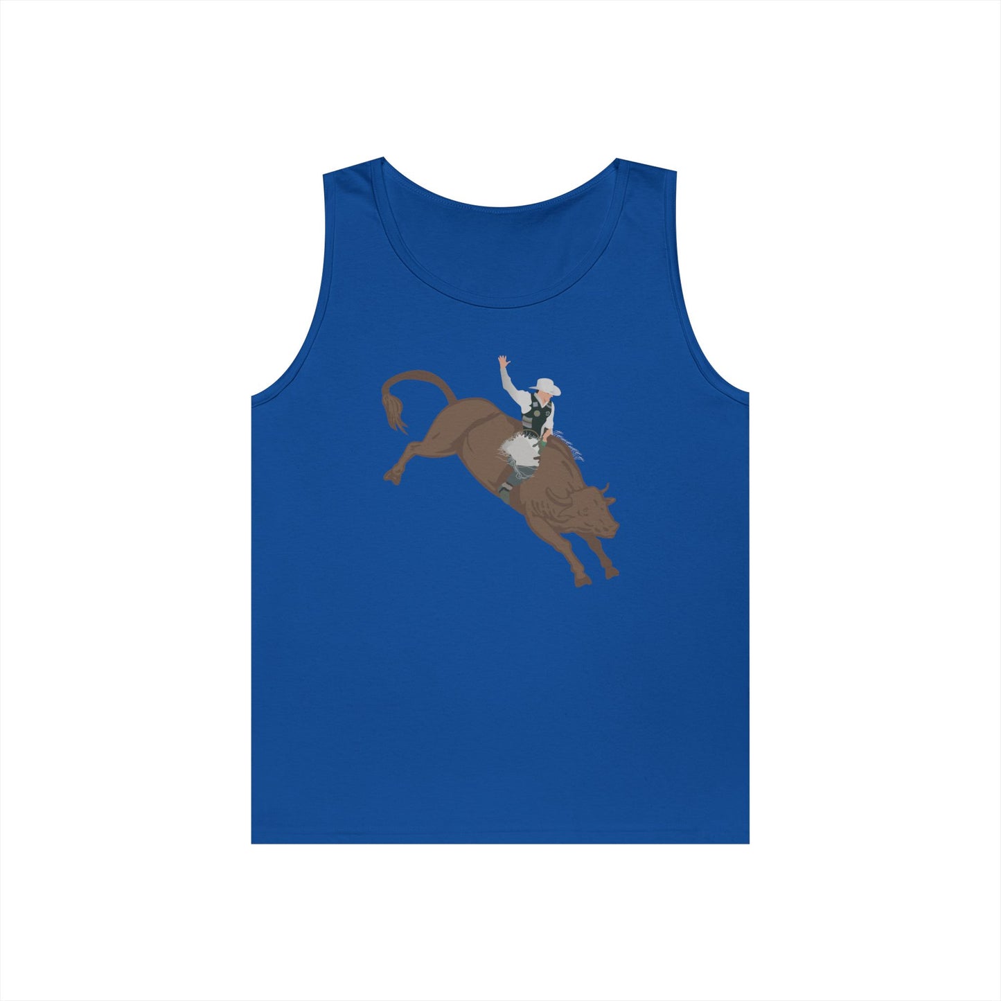 Unisex Heavy Cotton Tank Top - Cowboy - V2