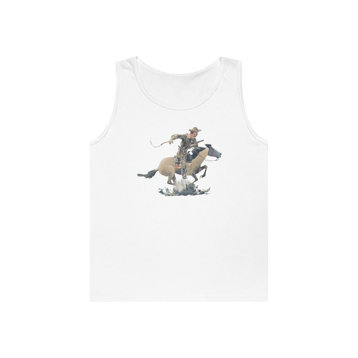 Unisex Heavy Cotton Tank Top - COWBOY
