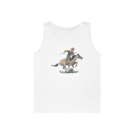 Unisex Heavy Cotton Tank Top - COWBOY