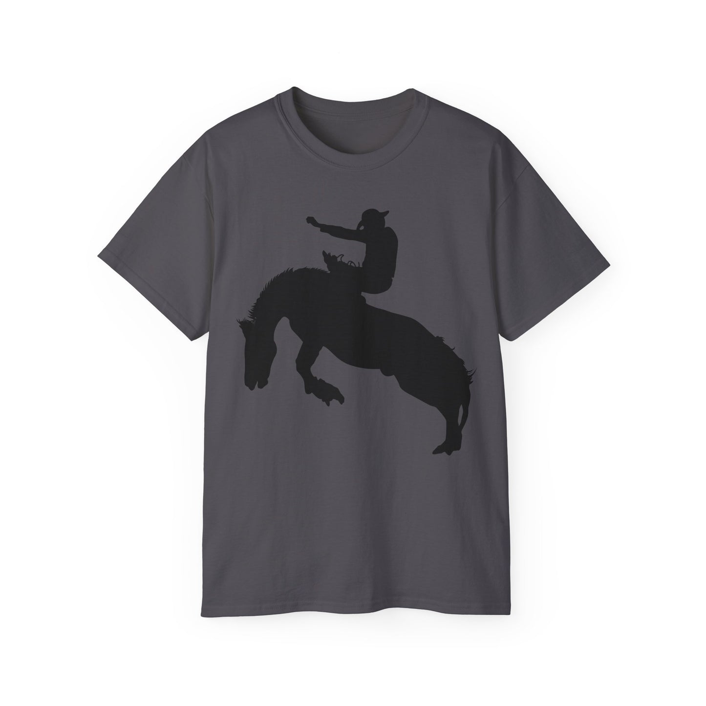 Unisex Ultra Cotton Tee - Augusta - Rodeo - Silhouette