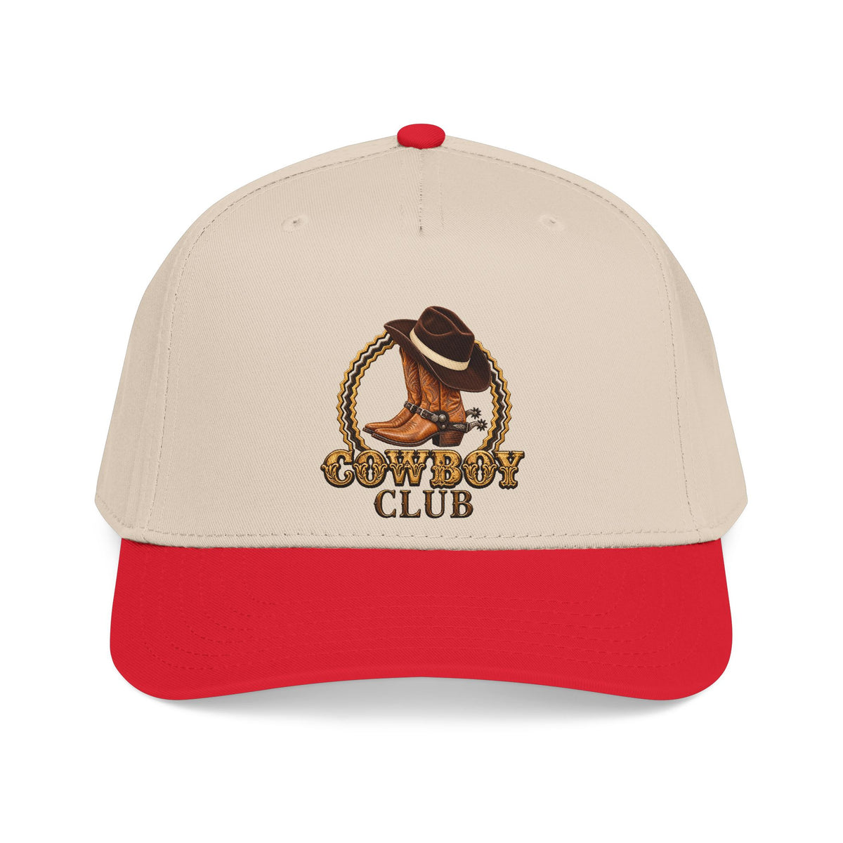 Mid Profile Baseball Cap — Cowboys - Cowboy Club - Color - 3D Transparent